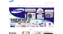 Desktop Screenshot of kemcool.co.za
